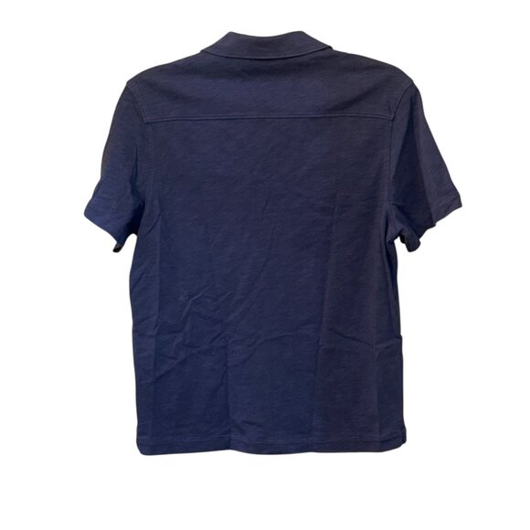 UNTUCKit Sapori Camp Blue Collar Short Sleeve Button Front Casual Shirt Small - Picture 3 of 7